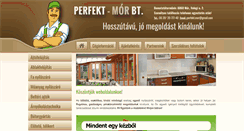 Desktop Screenshot of perfektajto.mediacenter10.hu